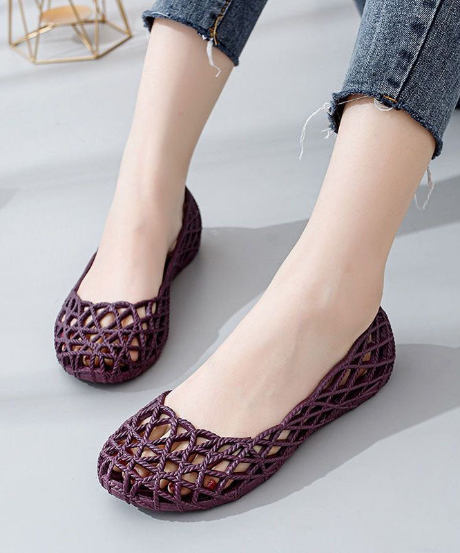 Comfortable Navy Hollow Out Walking Sandals