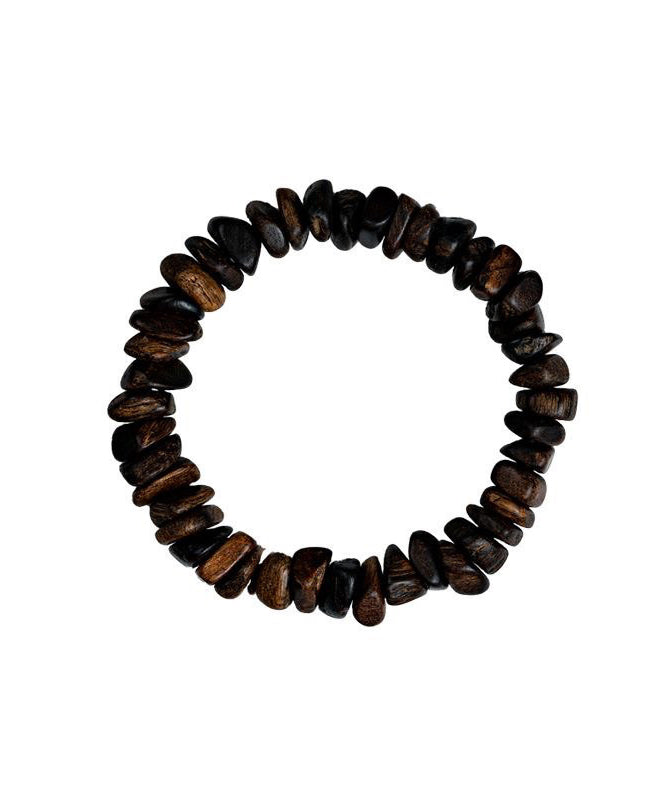 Retro Brown Sandalwood Buddha Beads Bracelet