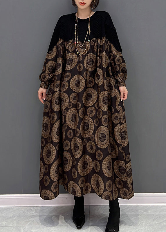 Robe maxi de la robe maxi à pots