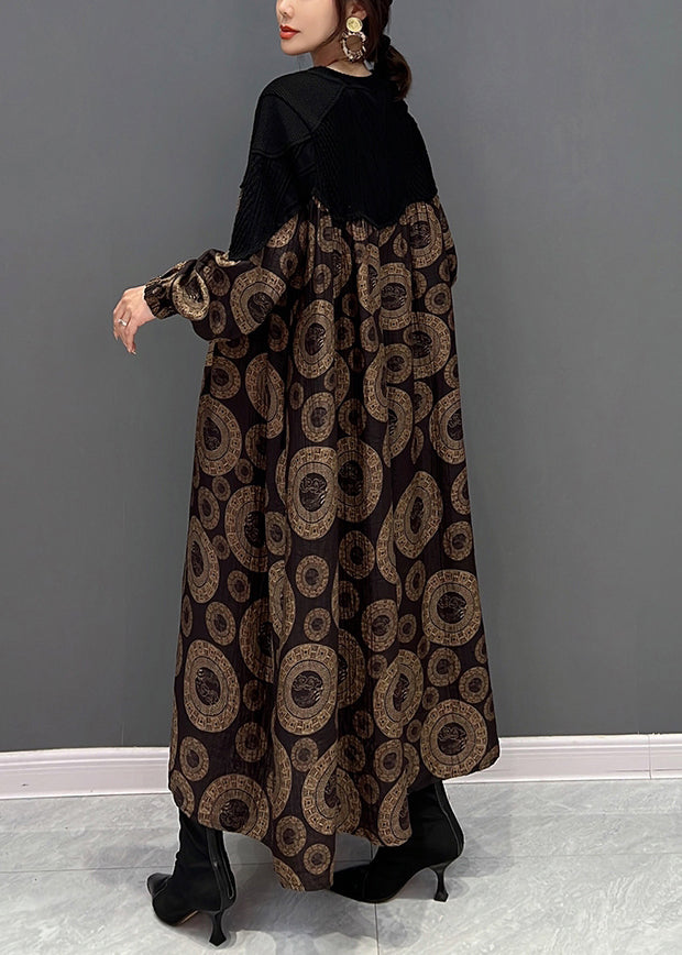 Robe maxi de la robe maxi à pots