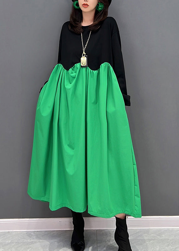 Robes maxi en verdure verte