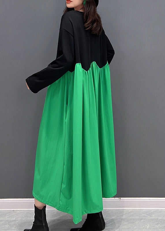 Robes maxi en verdure verte