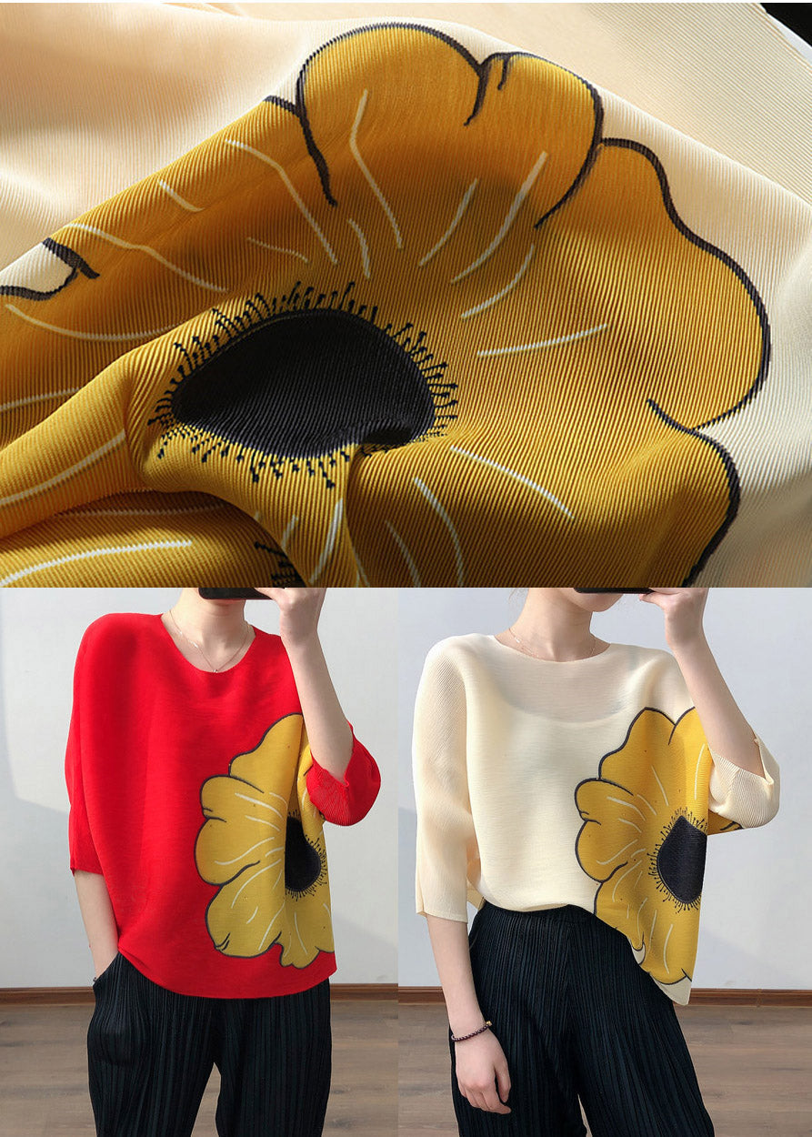 Sleeve Batwing à pondérations en jaune lâche