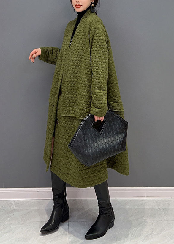 Taille plus taille V Green V Coton rempli de coton exra grand trench-coat Hiver