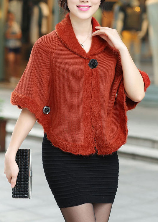 Rouge Peter Pan Collar Button tricot Cardigan Fall