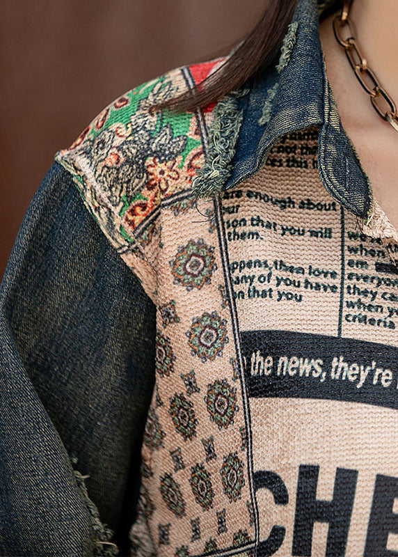 Poches de collier de nappe en jean unique POCLES PETER