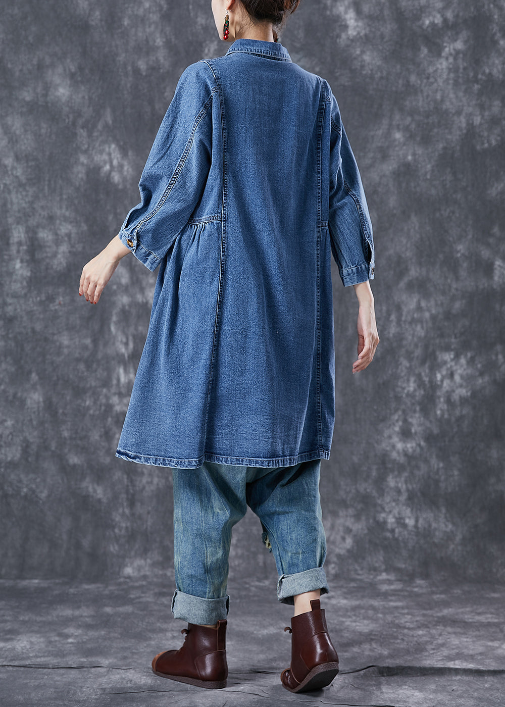 Femmes Blue Peter Pan Collier Robe en jean Robe Bracelet